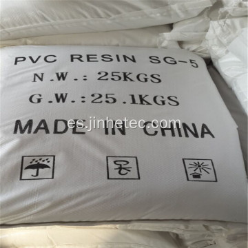 Resina de PVC de grado virgen SG5 K67 para tubería